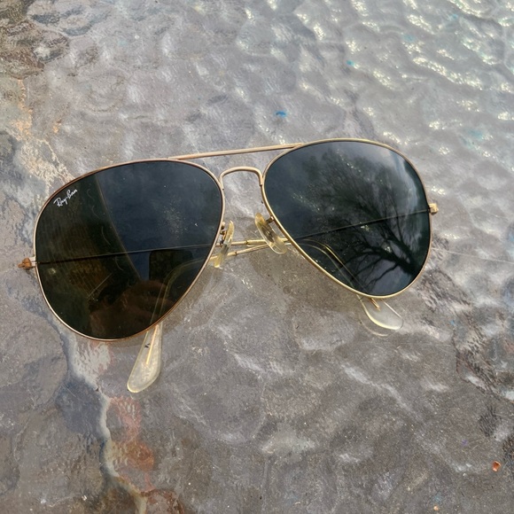 1960's 62[]14mm VINTAGE B&L RAY-BAN AVIATOR SUNGLASSES - Picture 1 of 15